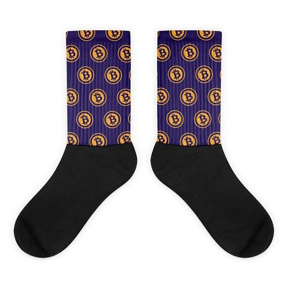 Bitcoin Socks Crew Socks Words Socks 2020 Wholesale Novelty Socks